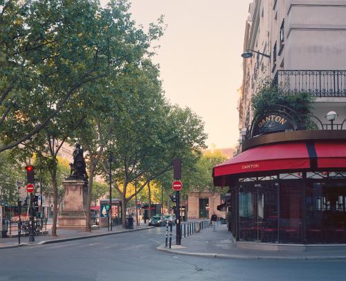 Place de l'Odéon, Paris, mai 2020